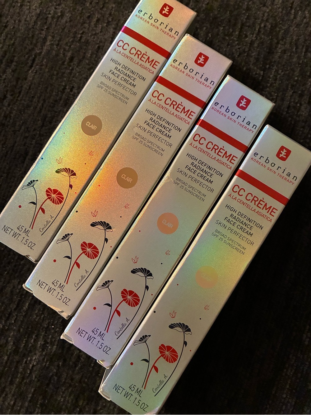 Erborian CC Crème Radiance Face Cream - Clair (Light) - Sheer Beige